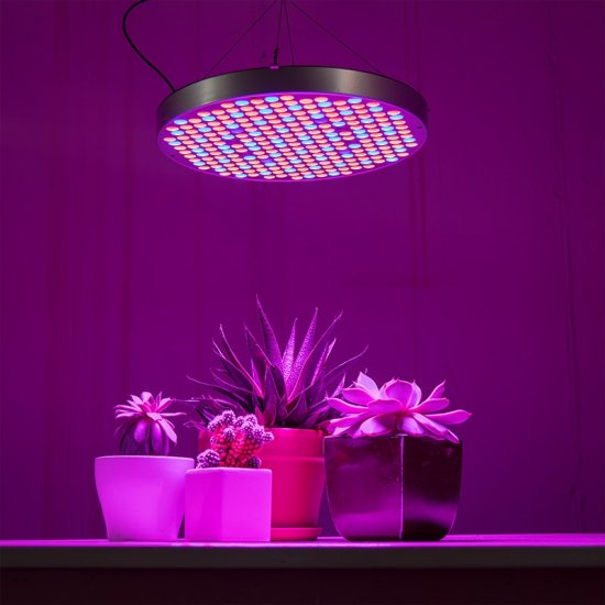 32W Full-Spectrum LED Grow Light - 4-Band Red/Blue/UV/IR for Indoor Plant Growth - Click Image to Close