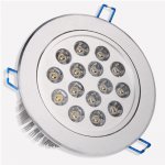 High power Directional 15 Watt Round LED Downlight / Ceiling Light