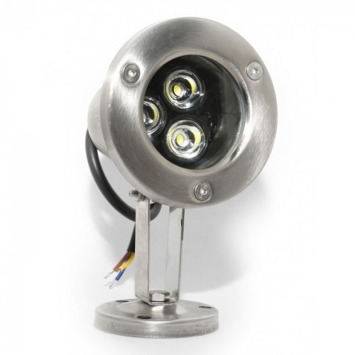 3W LED Under Water LIGHT, 90mm Diameter, Single ColorDC24V,IP68 Waterproof