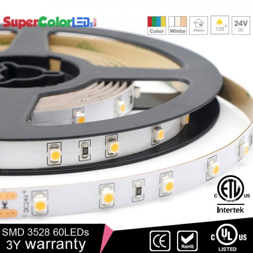 LED Strip Lights - 24V LED Tape Light with LC2 Connector - 145 Lumens/ft.