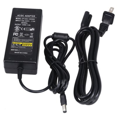 100V - 240V To DC 12V 5A 60W Switching Power Supply Adapter for 5050/3528 LED Strip Lights