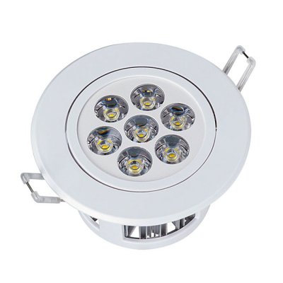 7W LED Recessed Light Fixture (60 Watt Equivalent), Aimable,LED Ceiling DownLight - 600 Lumens