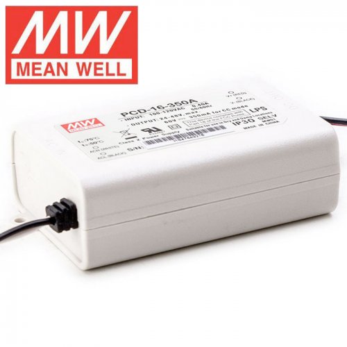 MEAN WELL Constant Current LED Driver - PCD-16 Series - 16W