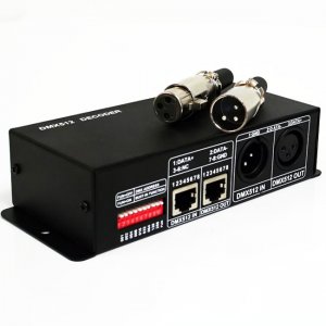 4 Amp 3 Channel High Power LED DMX 512 Decoder