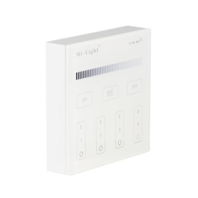 4-zone Brightness Dimming Smart Touch Panel Remote Controller - Mi-light B1 Series