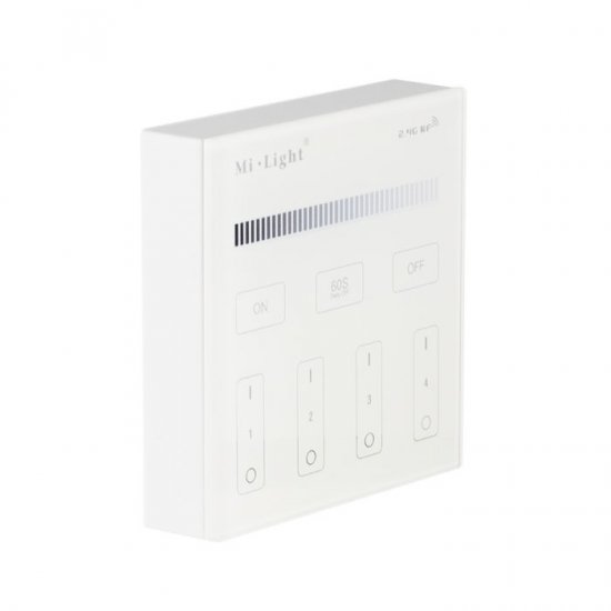 4-zone Brightness Dimming Smart Touch Panel Remote Controller - Mi-light B1 Series - Click Image to Close
