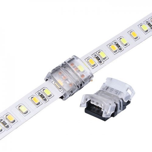 Dimmable LED Strip Connector 3 Pin 10mm Board to Board, Gapless Connector for Dual Color and Digital Flex Strip Light Non-Waterproof, Pack of 10