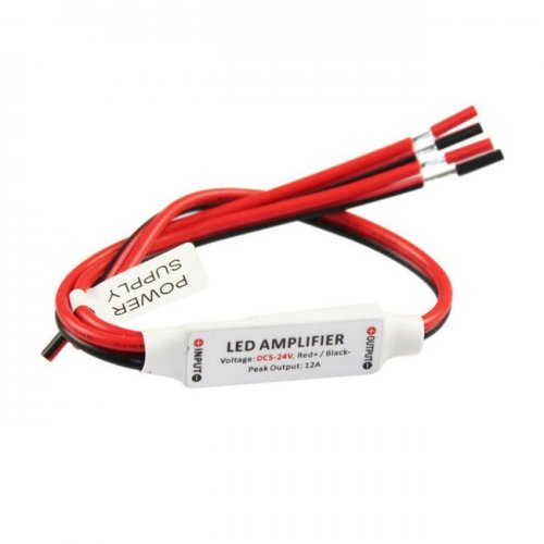 Single Color LED Mini Amplifier for LED Single Color Strip