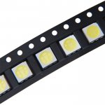 5050 SMD LED - 6500K Pure White Surface Mount LED w/120 Degree Viewing Angle - 10pcs