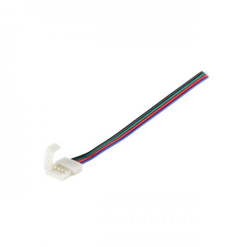 Flexible Light Strip Pigtail Connector Clamp - NFLSx10-4CTH