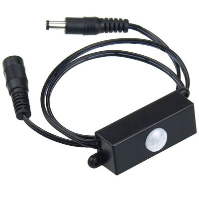 PIR Infrared Motion Sensor Switch DC5~24V 4A Mini Automatic Infrared Motion Sensor Detector Switch For LED Strip No Light Control Corridor Bathroom Wardrobe