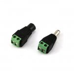 Standard Barrel Connector to Screw Terminal Adapter