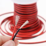 18 AWG 2 Conductor Red/Black Speaker Wire / Power Wire