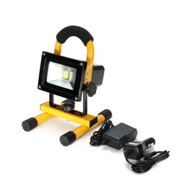 10W Portable Rechargeable LED Work Light - Dimmable - 7100K - 650 Lumens