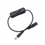 Barrel Jack Power Switch - M-F (3")