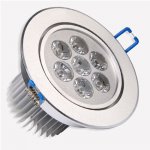 Directional 7 Watt Round LED Downlight / Ceiling Light