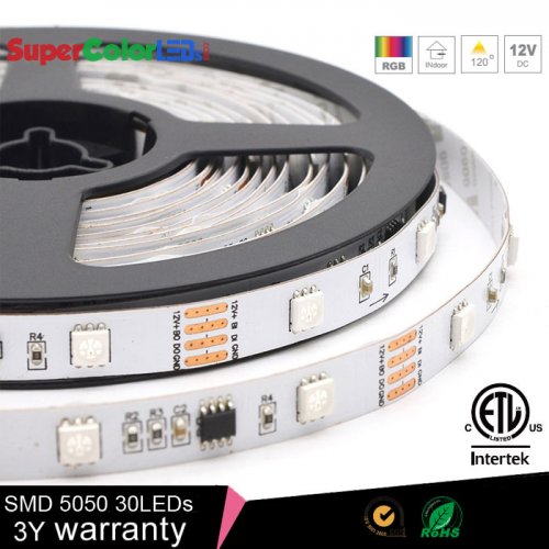 Magic RGB LED Strip Lights - Color Chasing 12V Digital 150 LED Tape Light
