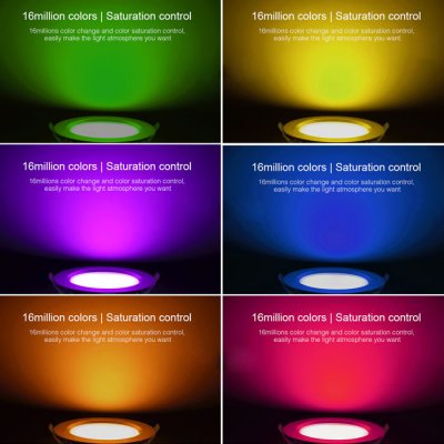 Milight IP54 Waterproof RGBWW LED Downlight 15 Watt