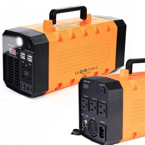 500W 110v portable solar power generator for outdoor and home use - Click Image to Close