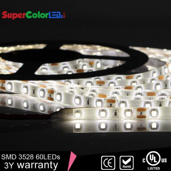 Outdoor LED Light Strips - Weatherproof 12V LED Tape Light with 18 SMDs/ft., 1 Chip SMD LED 3528 - Click Image to Close
